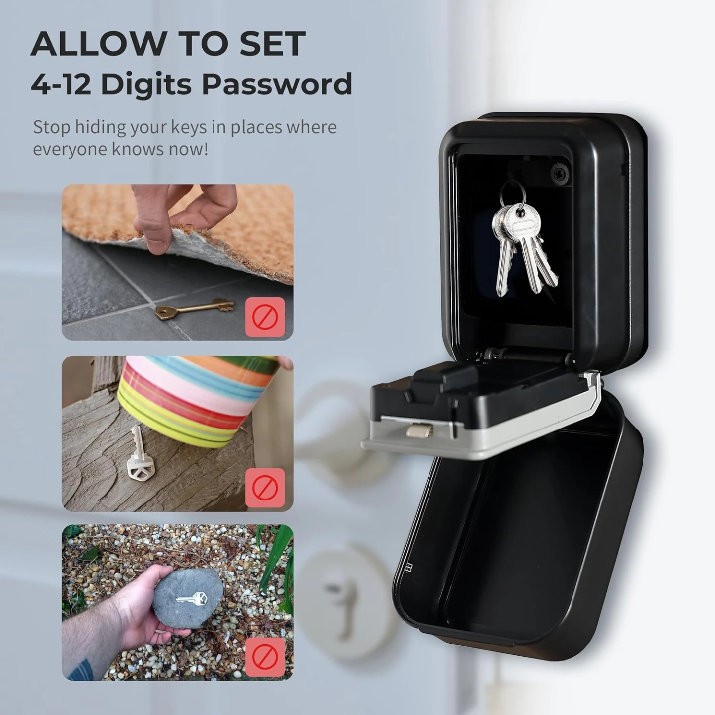 Smart Key Lock Box with Electronic Code New in Box - photo 4