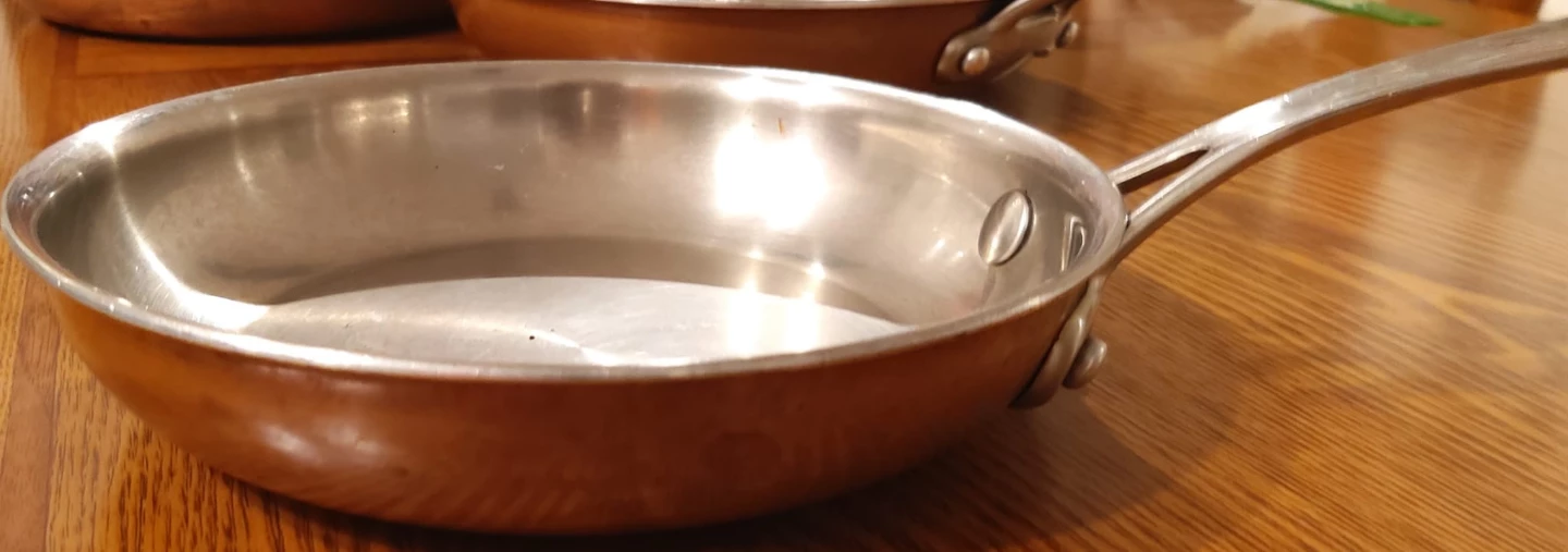 Copper Stainless Steel Frying Pan
