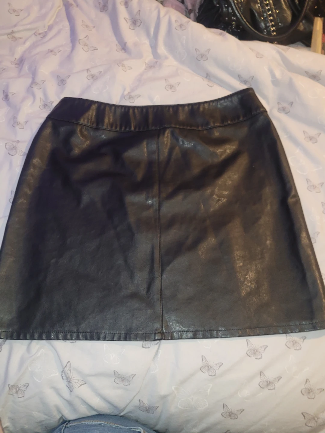 Marks and Spencer leather skirt - photo 2