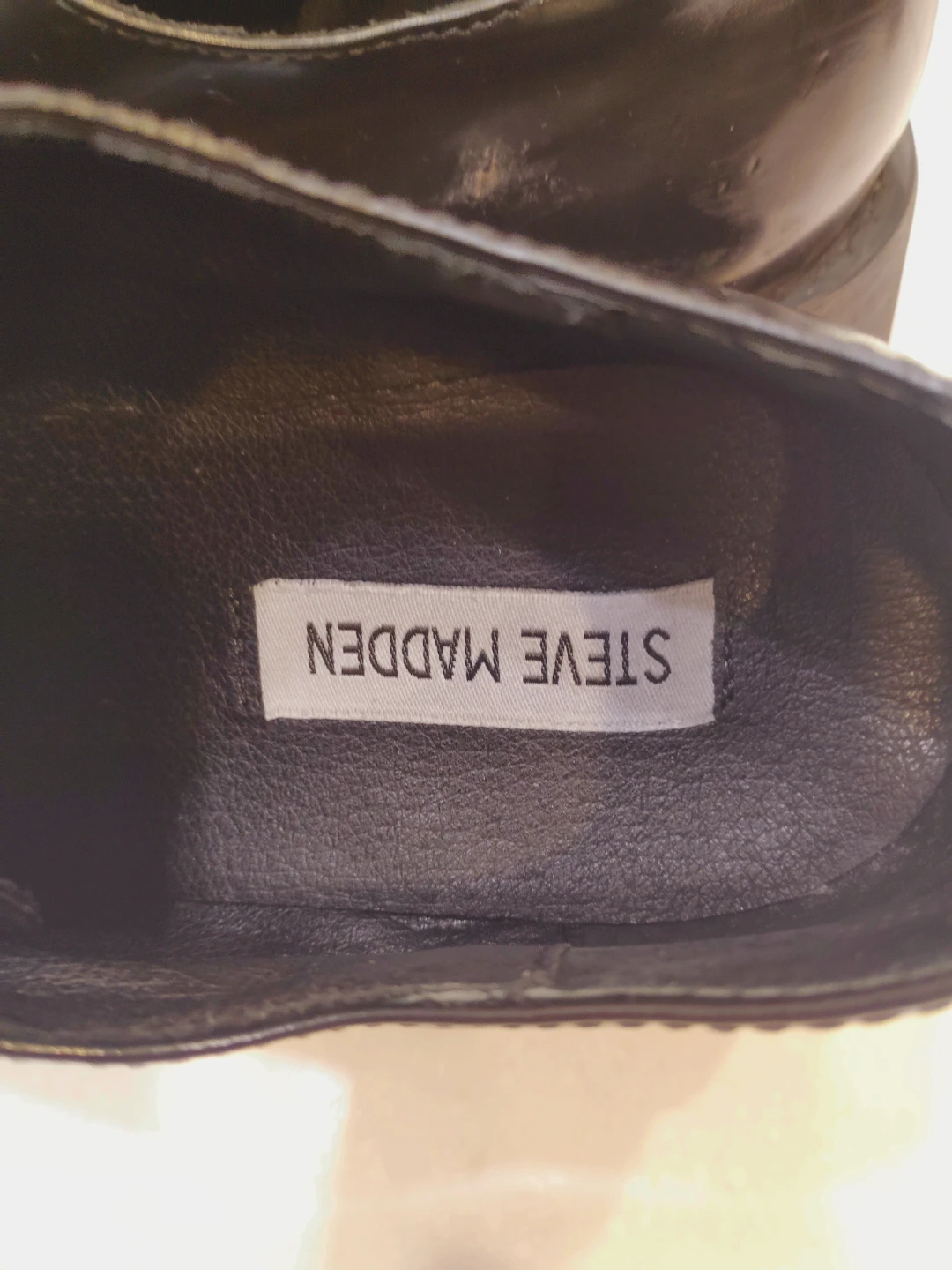 Steve Madden Black Chunky Loafers - photo 3