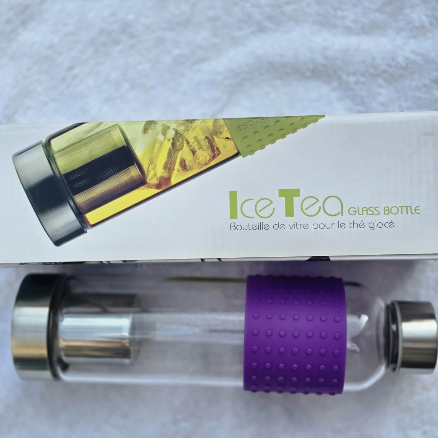*NEW Asobu Ice Tea/Cold Brew Coffee Glass Bottle with Infuser - photo 4