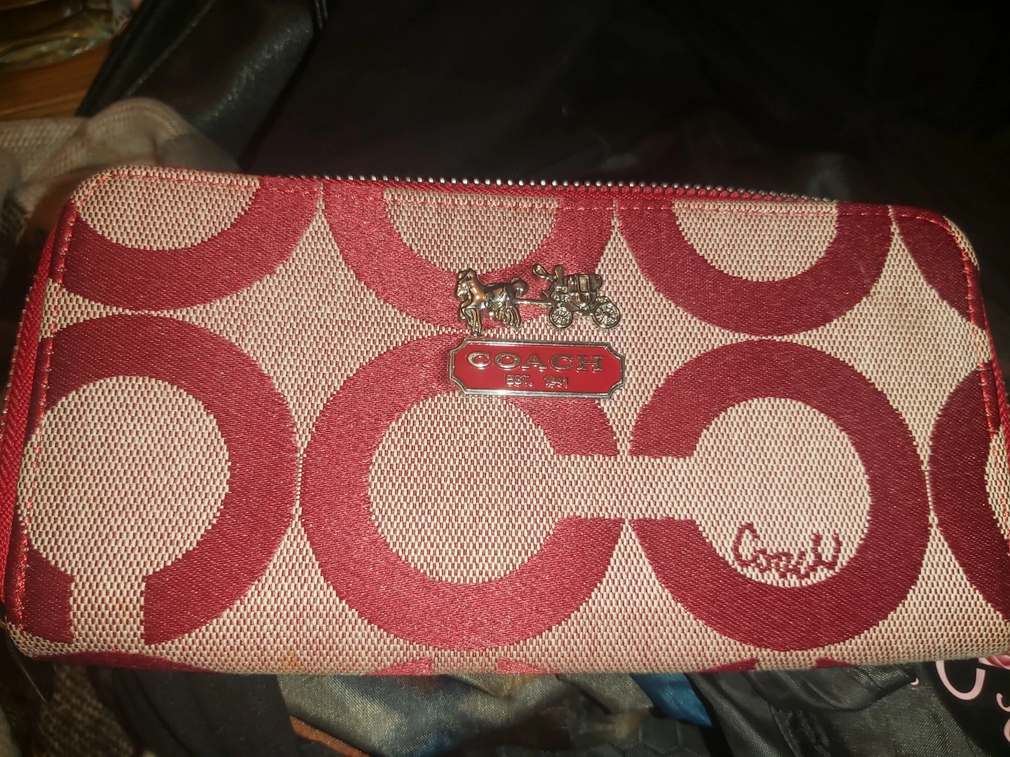 Coach Signature C Zip Around Wallet - photo 2