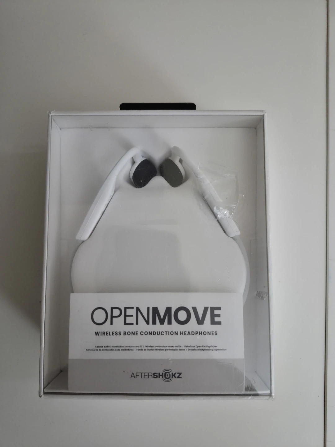 AfterShokz OpenMove Wireless Bone Conduction Alpine White