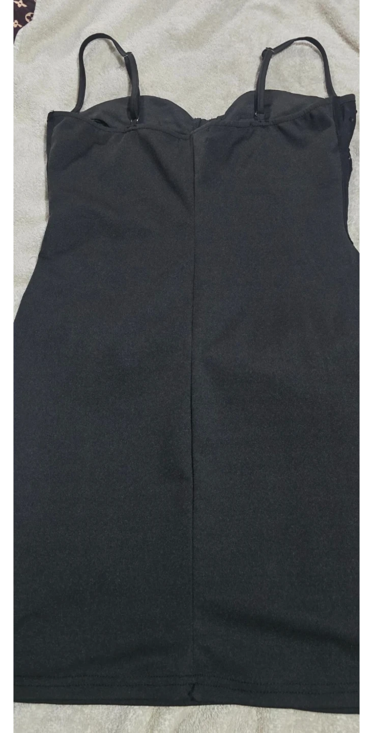 Black Embellished Mini Dress - photo 4