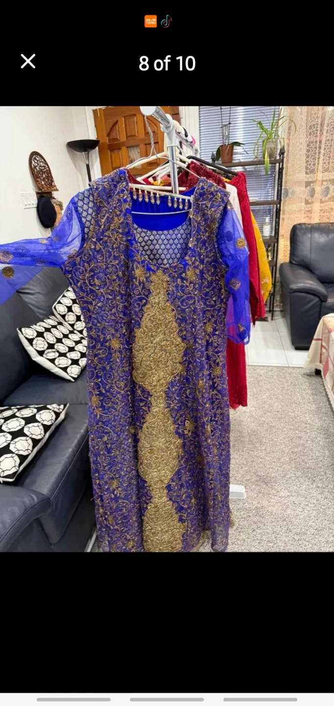 Embroidered Kameez Shalwar Set - Various Colours