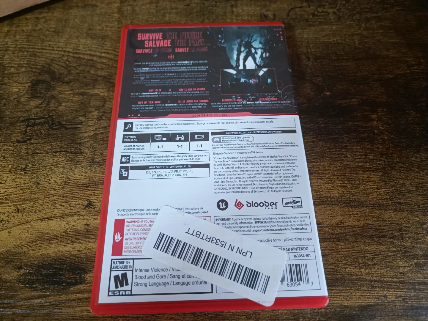 Cronos: The New Dawn Nintendo Switch Game - photo 4