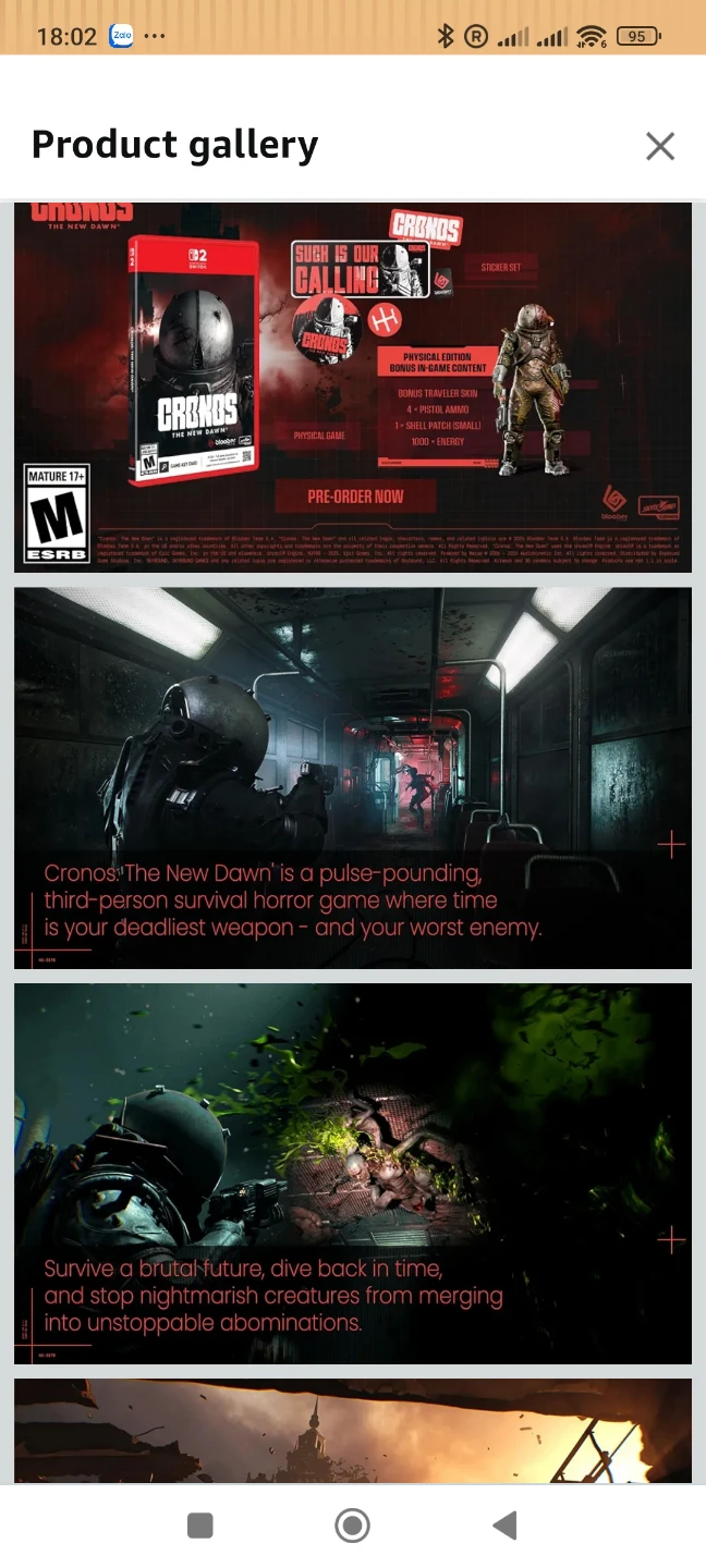 Cronos: The New Dawn Nintendo Switch Game - photo 5