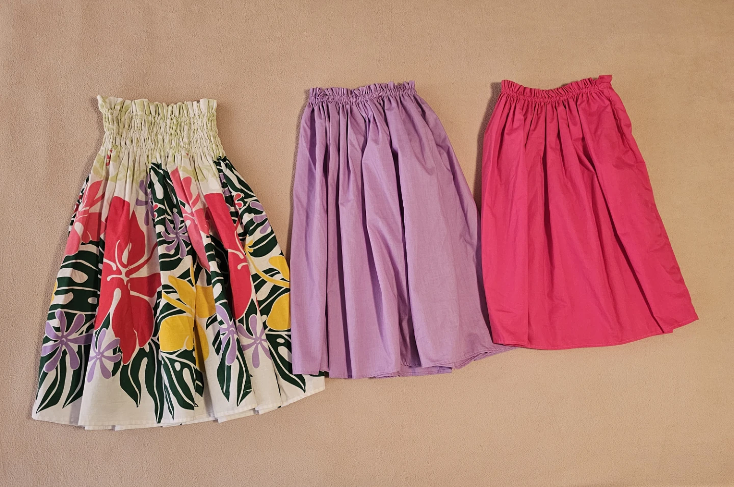 Girls Handmade Hawaiian Skirts Size 5-7 Years $2 for all