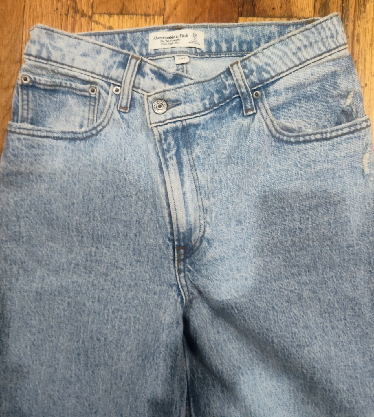 Abercrombie & Fitch The '90s Straight Ultra High Rise Jeans - photo 2