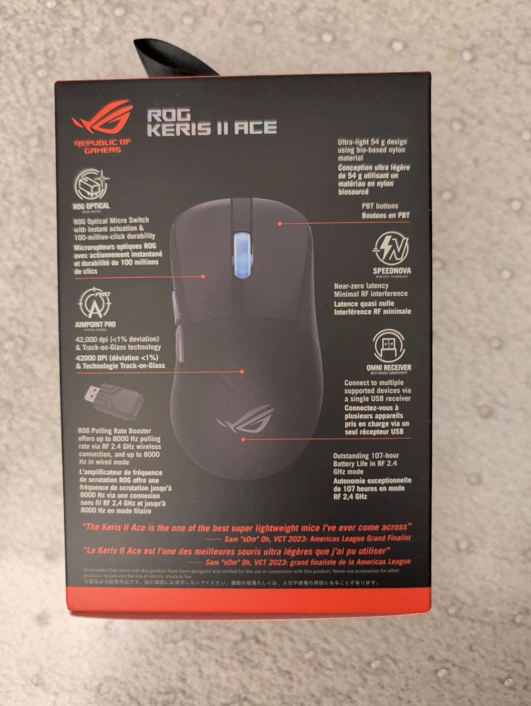 ROG Keris II Ace Gaming Mouse (Brand New and Sealed) - photo 2