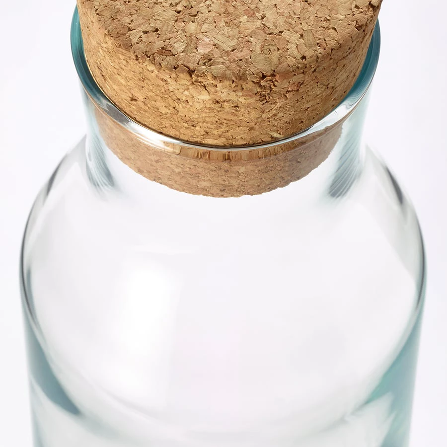 Glass Bottles with Cork Lids (Set of 2) - photo 4