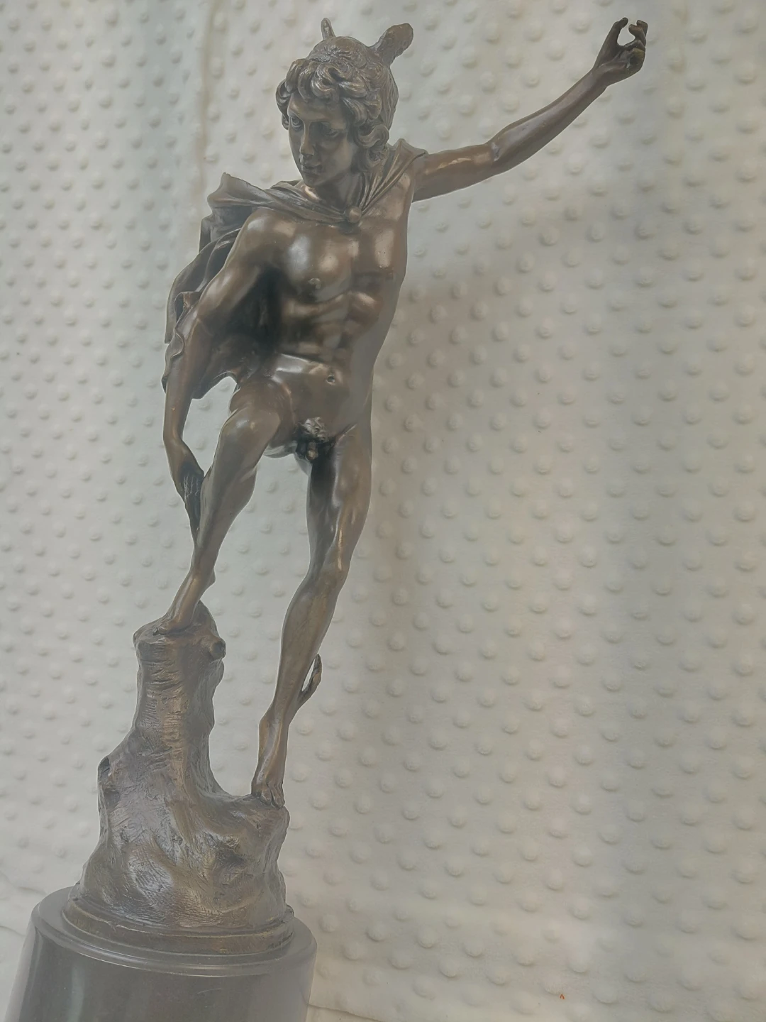 Bronze Statue of a Male Figure - photo 3