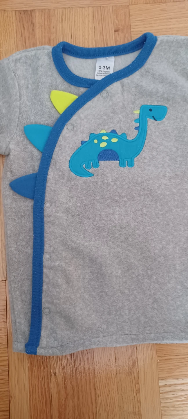 George Dinosaur Baby Onesie 0-3M - photo 2
