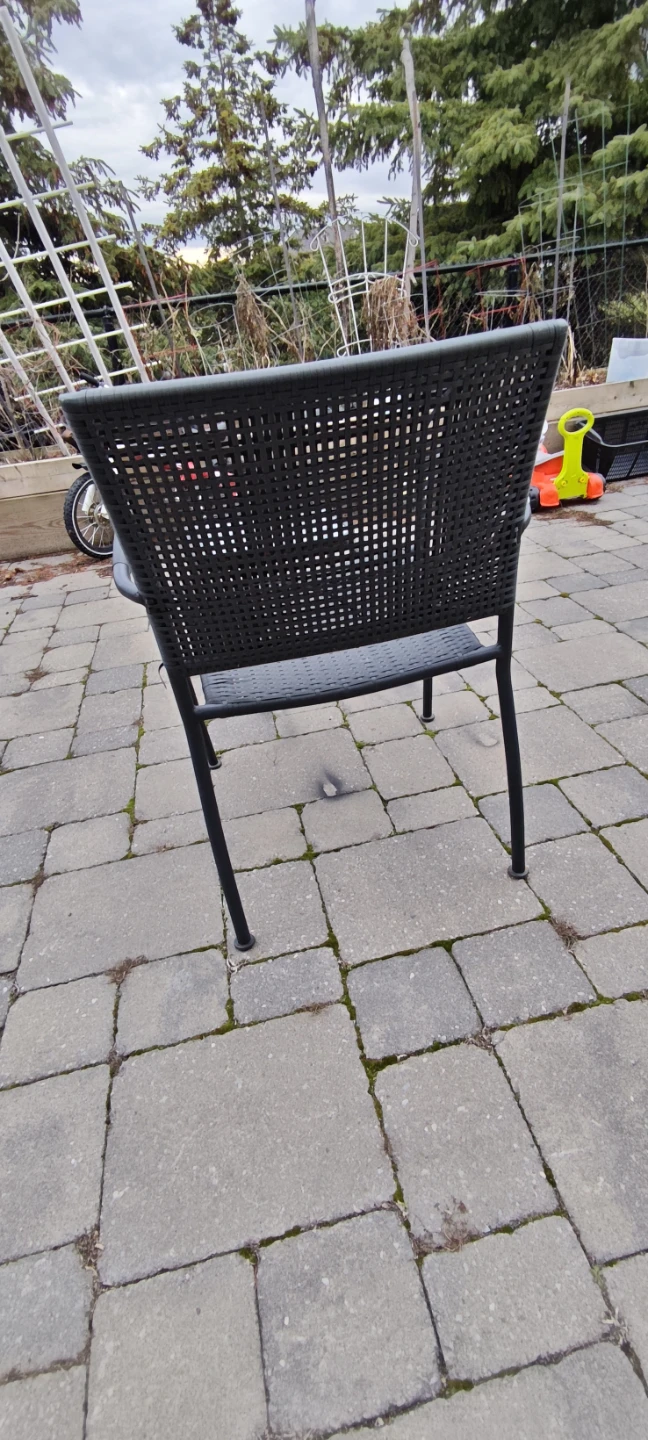 Outdoor Chair and Side Table Set(table size:16*16*17h inch) - photo 5