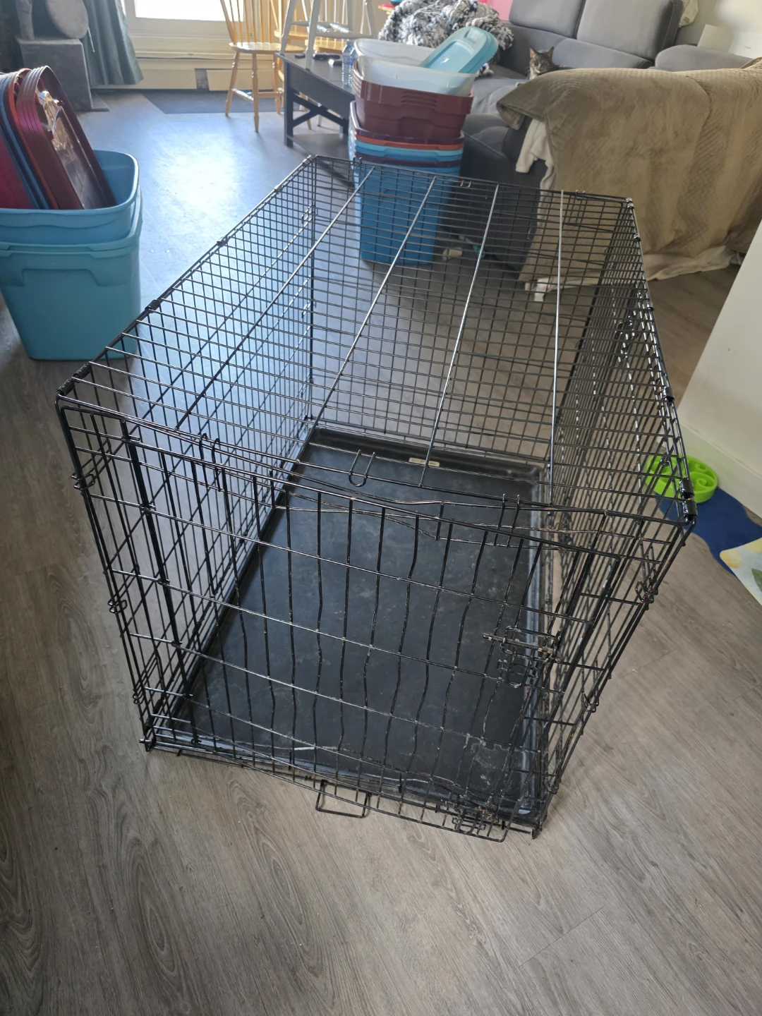 Black Wire Dog Crate