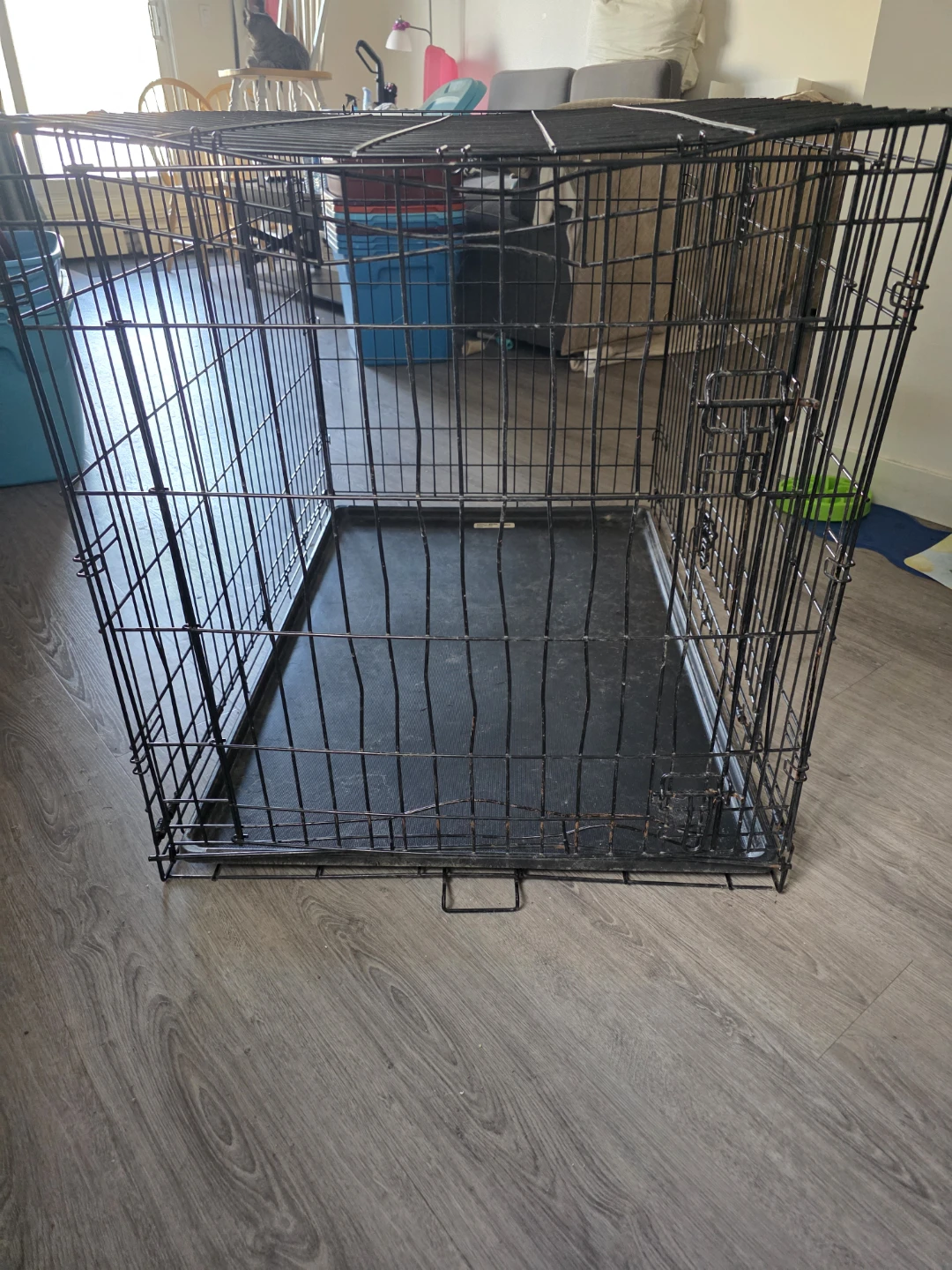 Black Wire Dog Crate - photo 3