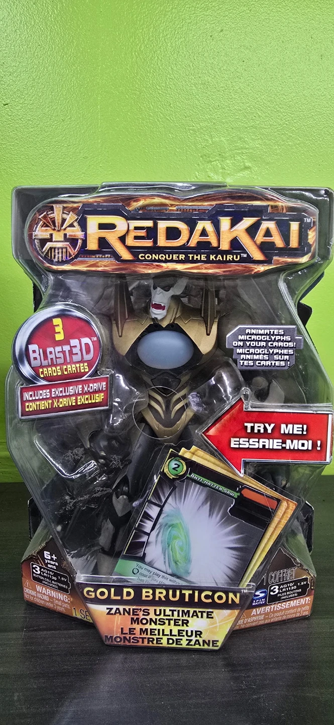 🔥 Redakai Gold Bruticon Figure (Zane’s Ultimate Monster) – $30