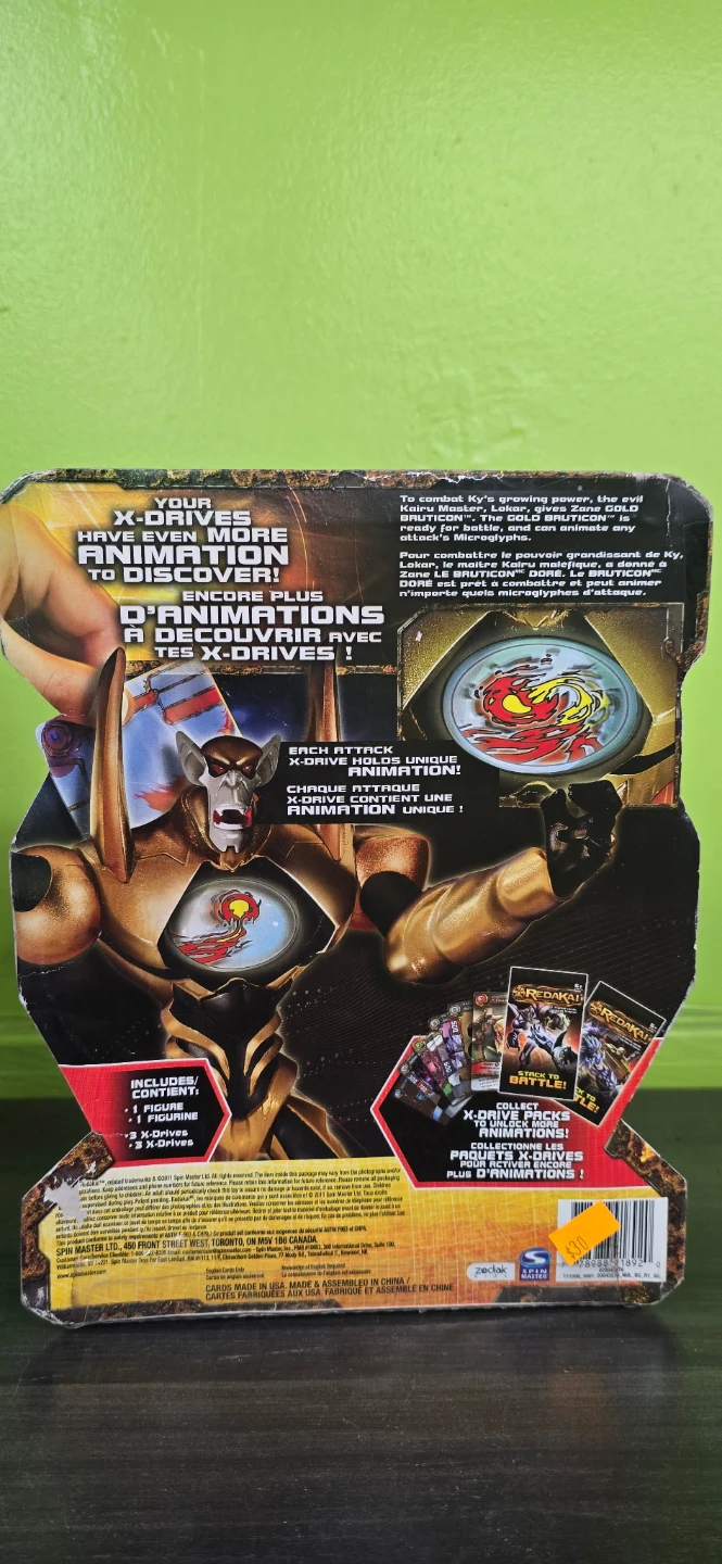 🔥 Redakai Gold Bruticon Figure (Zane’s Ultimate Monster) – $30 - photo 2