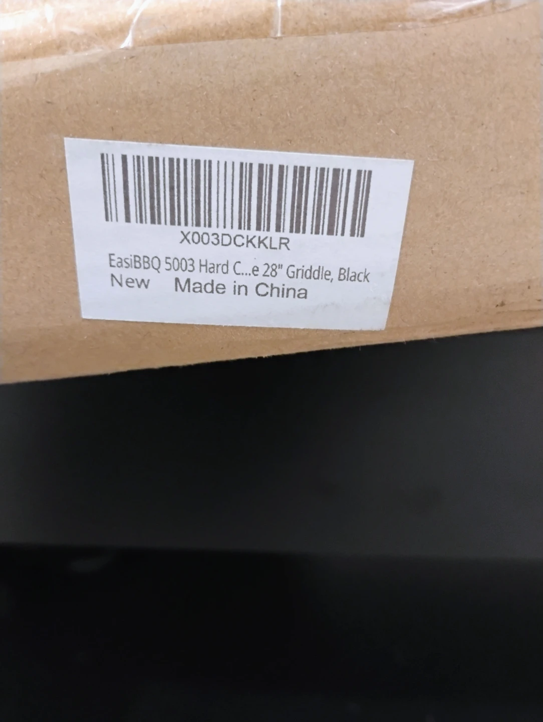 EasiBBQ 5003 Hard Cover Griddle 28" Black