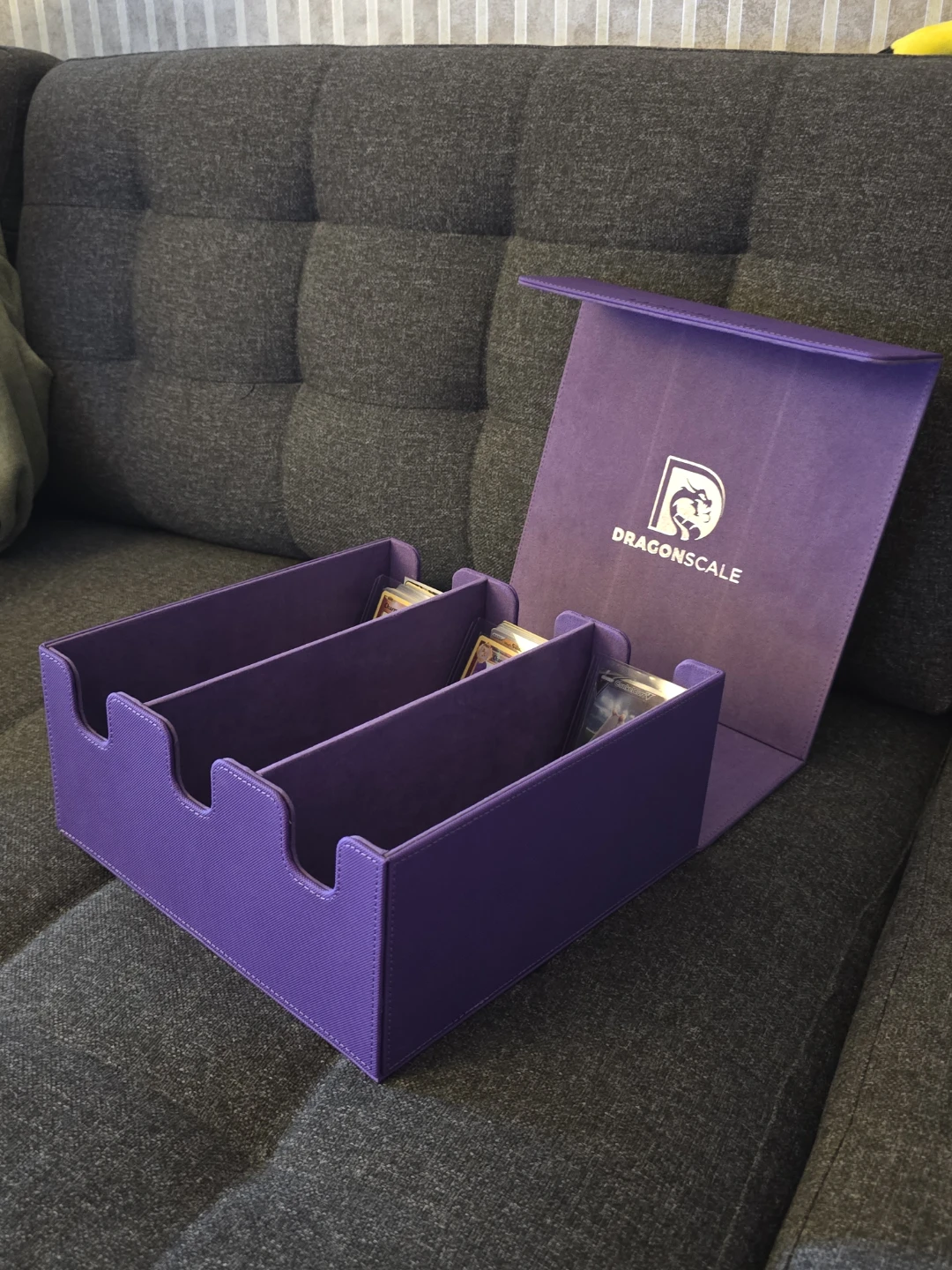 Purple Trading Cards Storage Box - New - photo 2