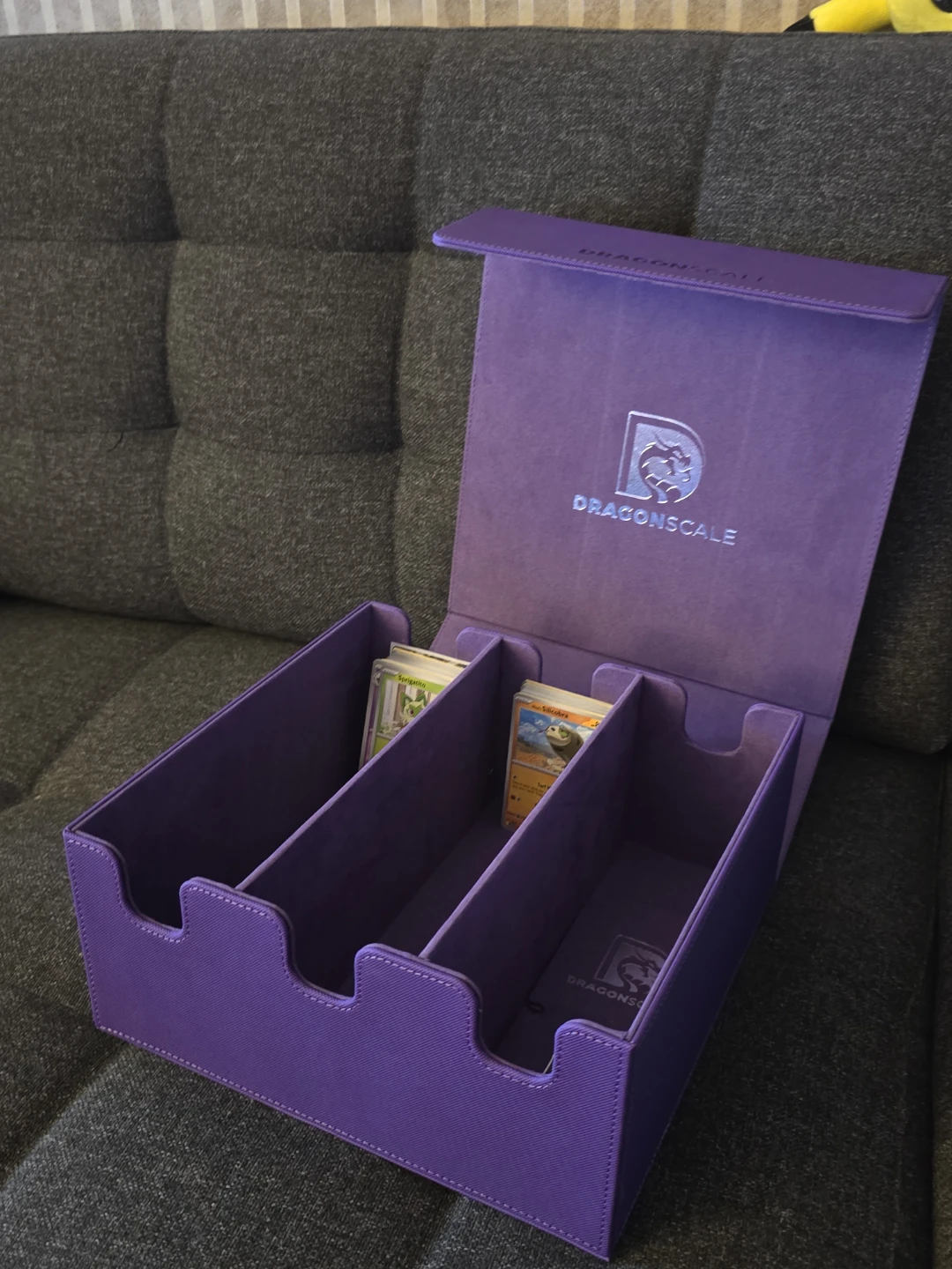 Purple Trading Cards Storage Box - New - photo 3