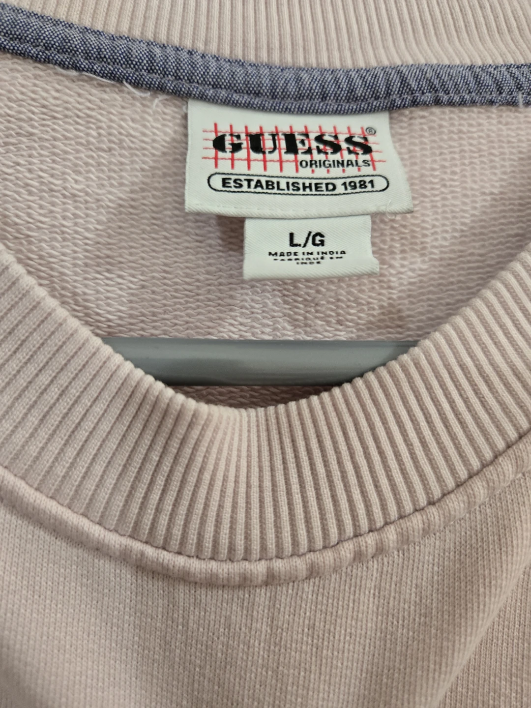 Guess Originals Crewneck Sweatshirt - Pink - L/G - photo 2