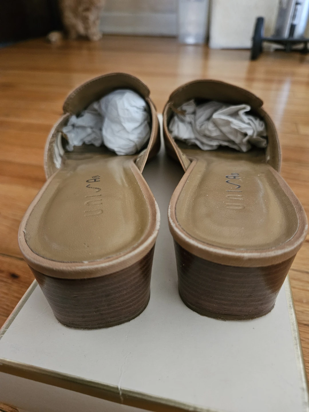 Unisa Tan Leather Mules - photo 2