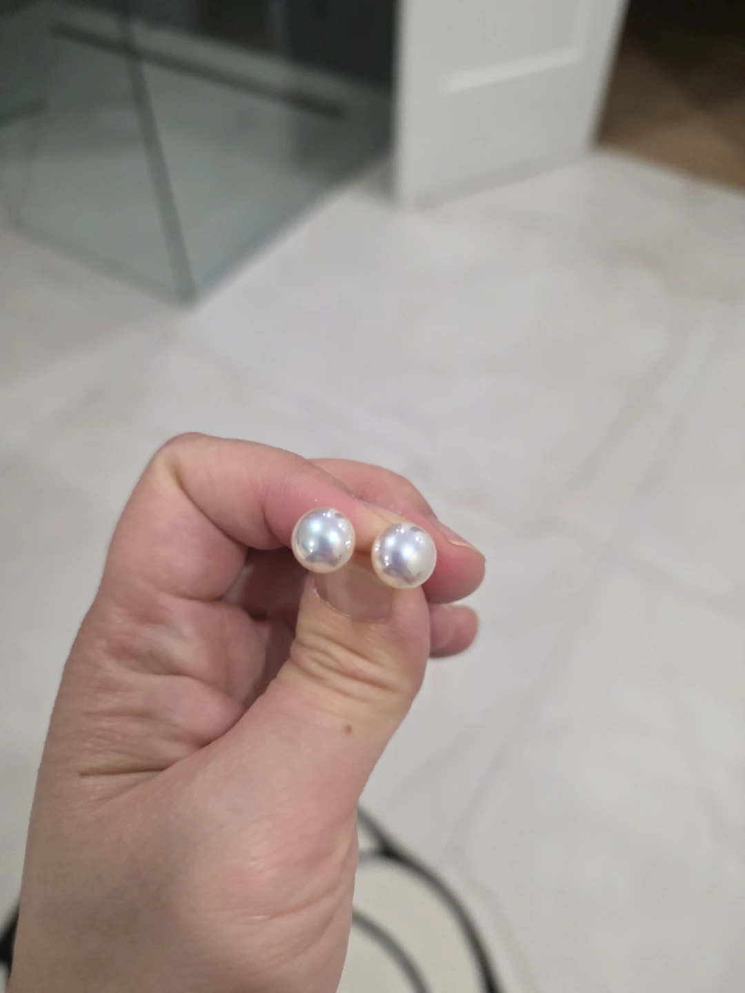 Pearl and Crystal Earrings
