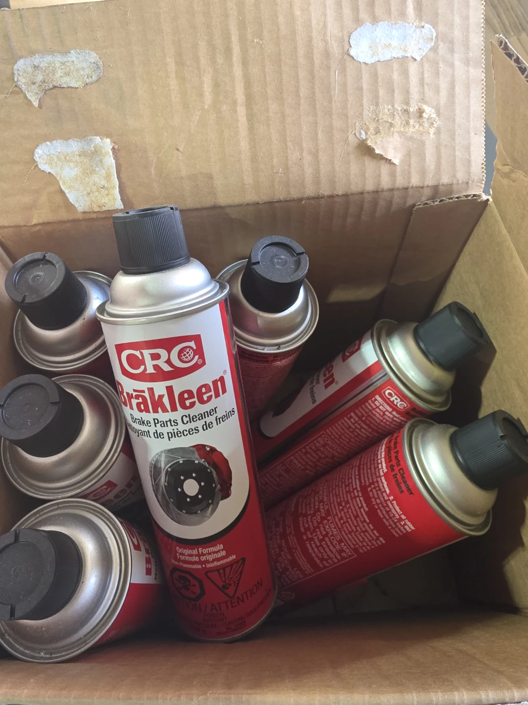 CRC Brakleen Brake Parts Cleaner - Case of 6 Cans
