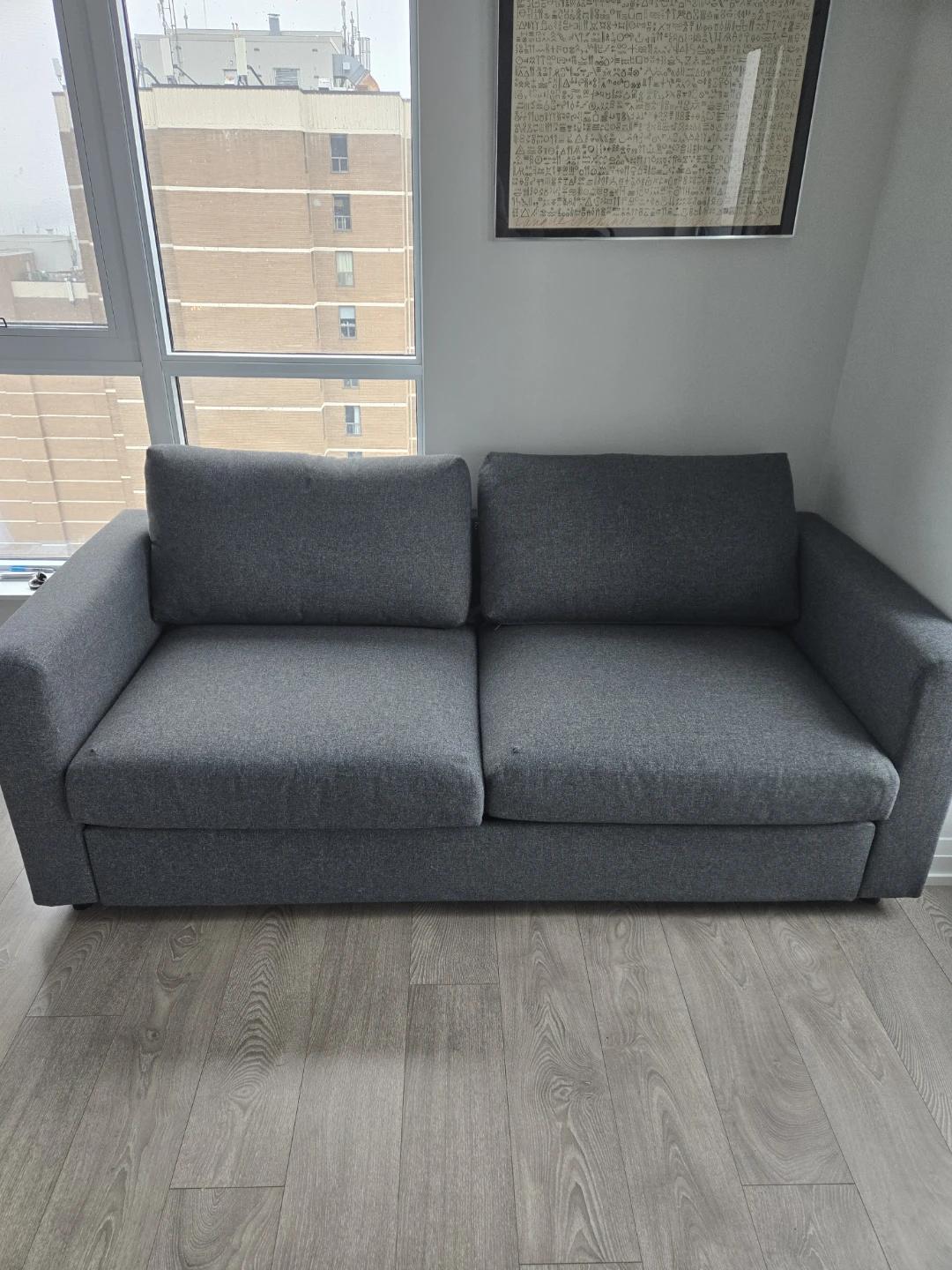 IKEA FINNALA Sofa Bed - Grey