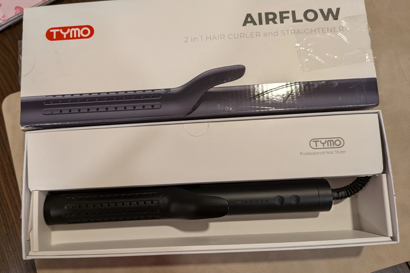 TYMO Airflow 2-in-1 Hair Curler and Straightener - photo 2