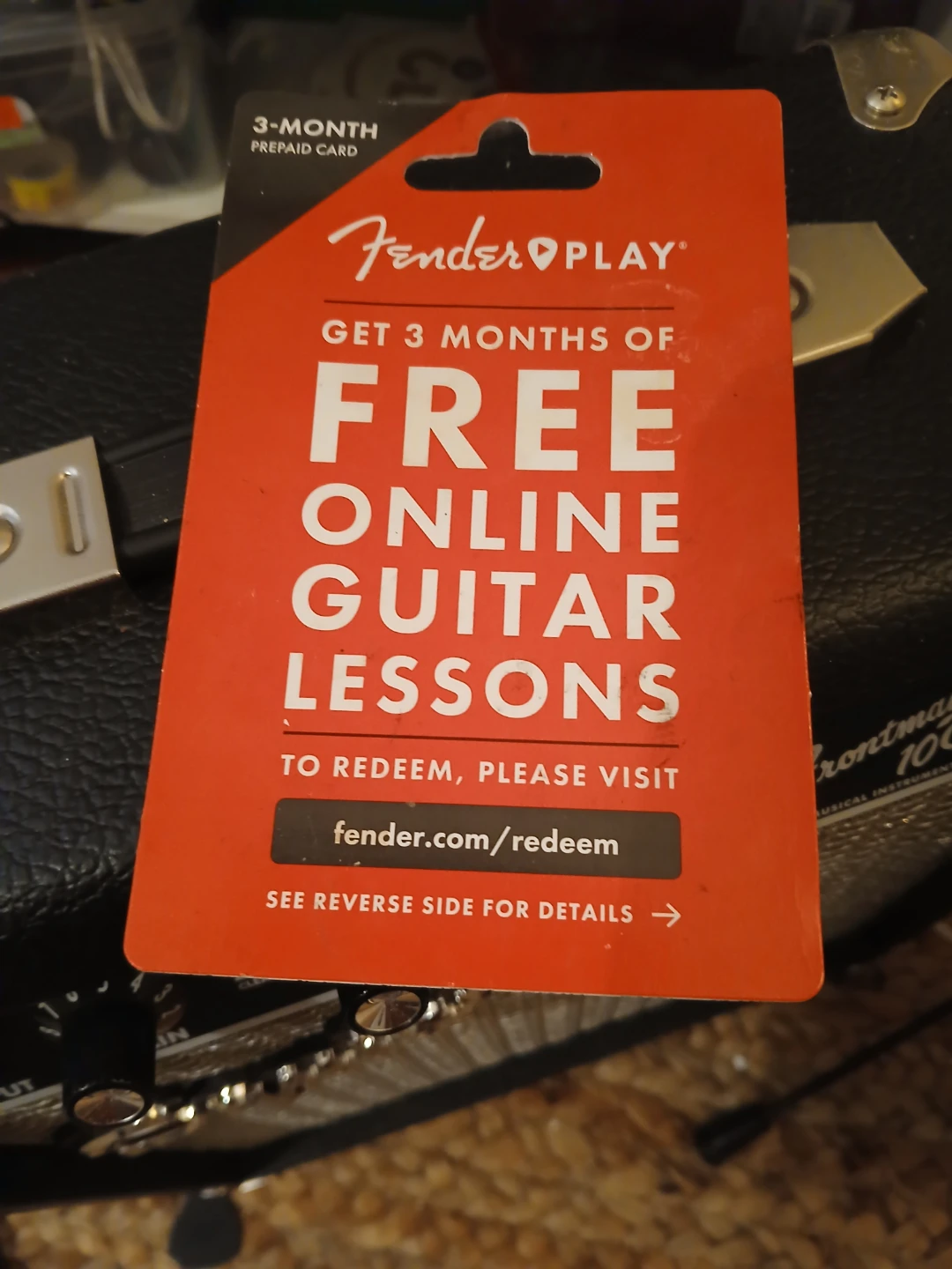 Squier+ Amp+ Lessons stand/bag/strap/strings 🧡 - photo 3
