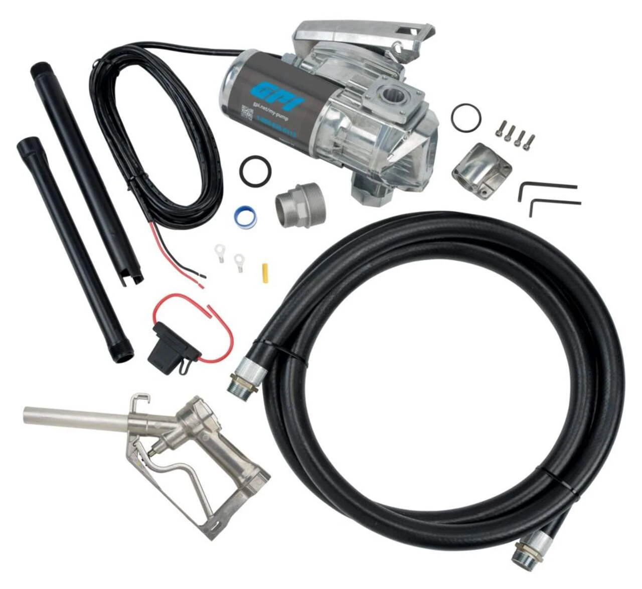 NEW GPI G20 20gpm Fuel Transfer Pump Kit w 14ft hose 12V - photo 4