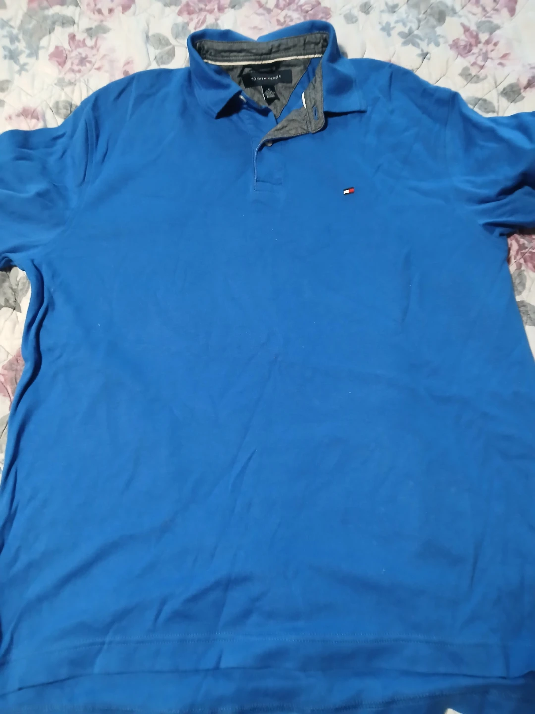 Tommy Hilfiger Blue Polo Shirt size L