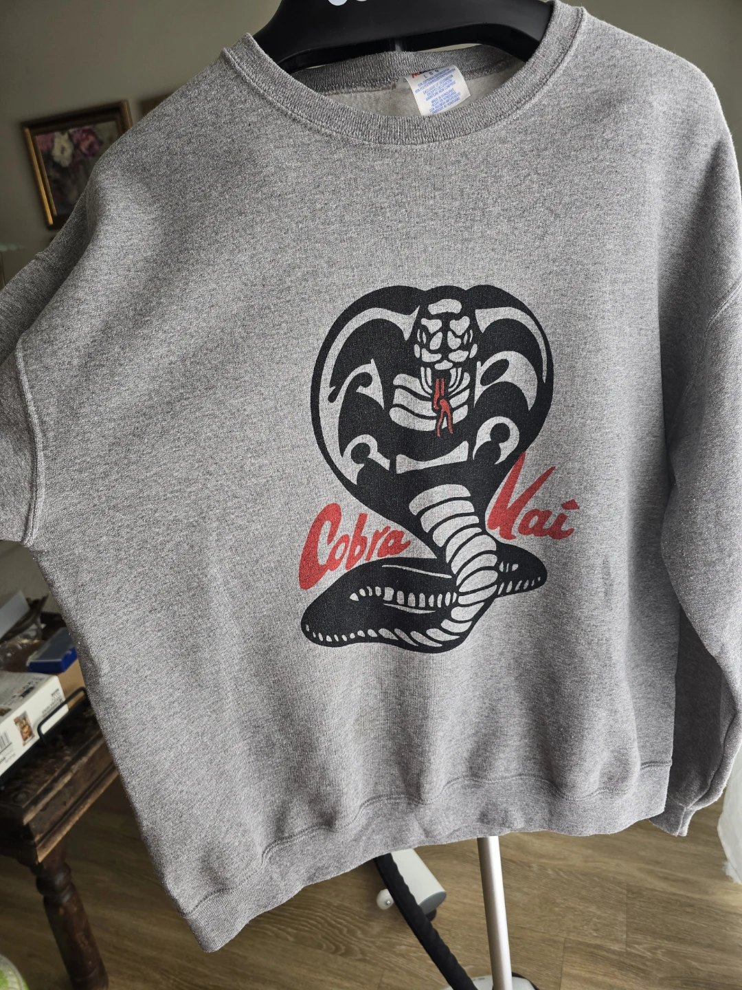 Grey Cobra Kai Sweatshirt - photo 2