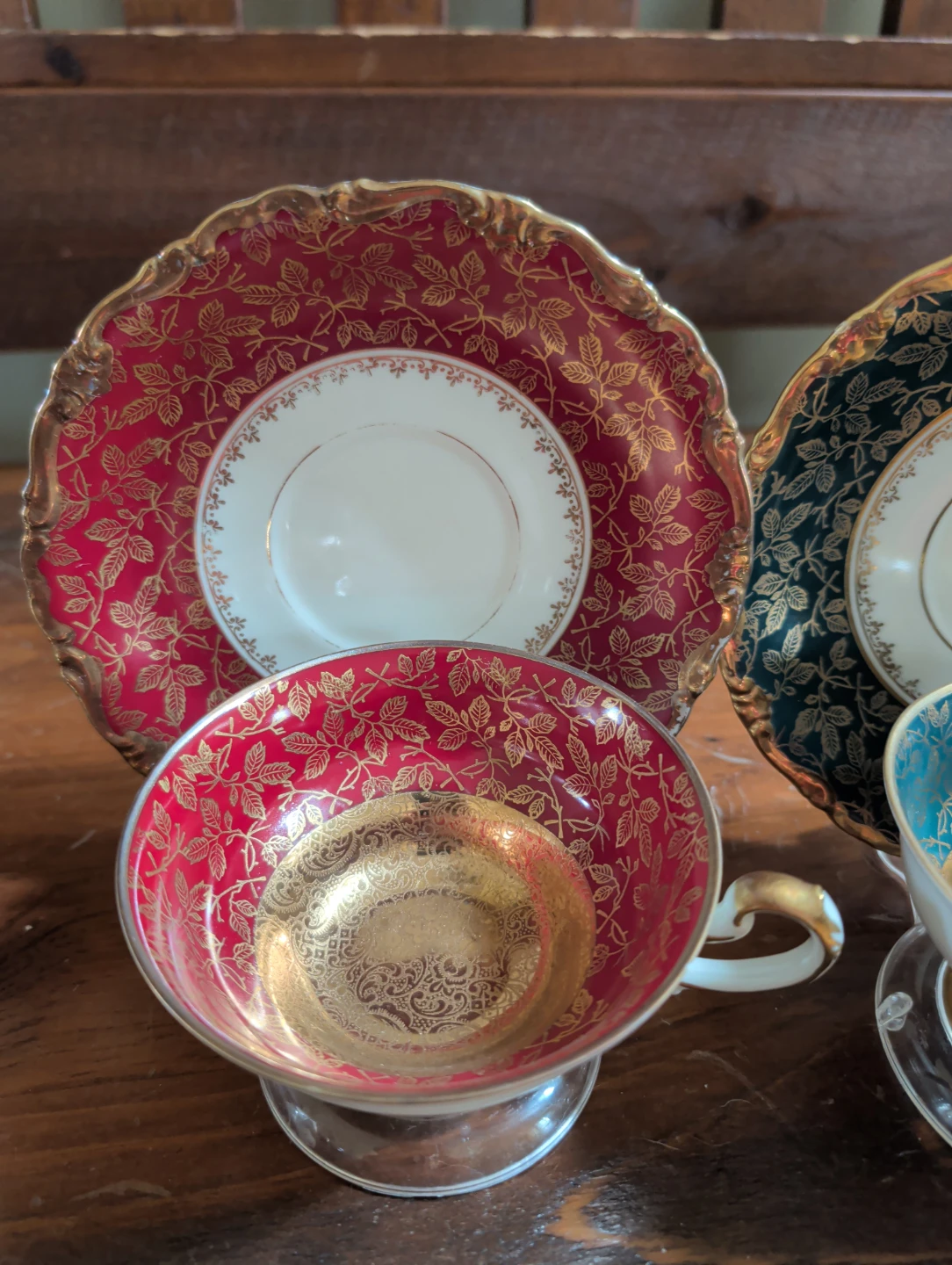 Set of 4 Vintage Teacups and Saucers - photo 4