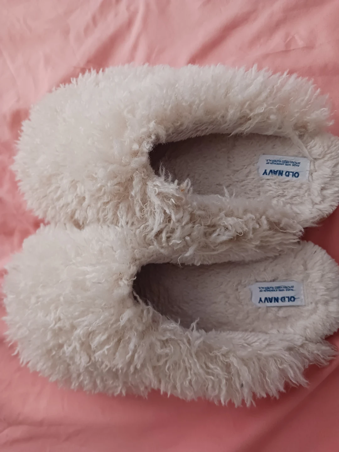 old navy fluffy slippers