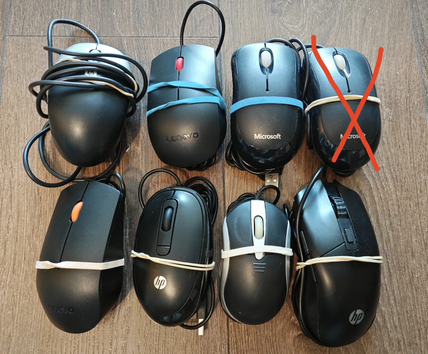 7 Wired Computer Mouse - HP, Microsoft, Lenovo