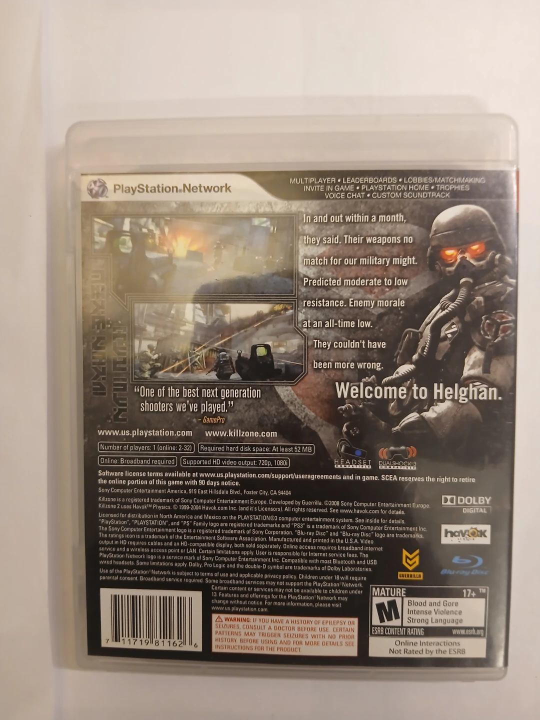 Killzone 2 - PlayStation 3 (PS3) Game - photo 5