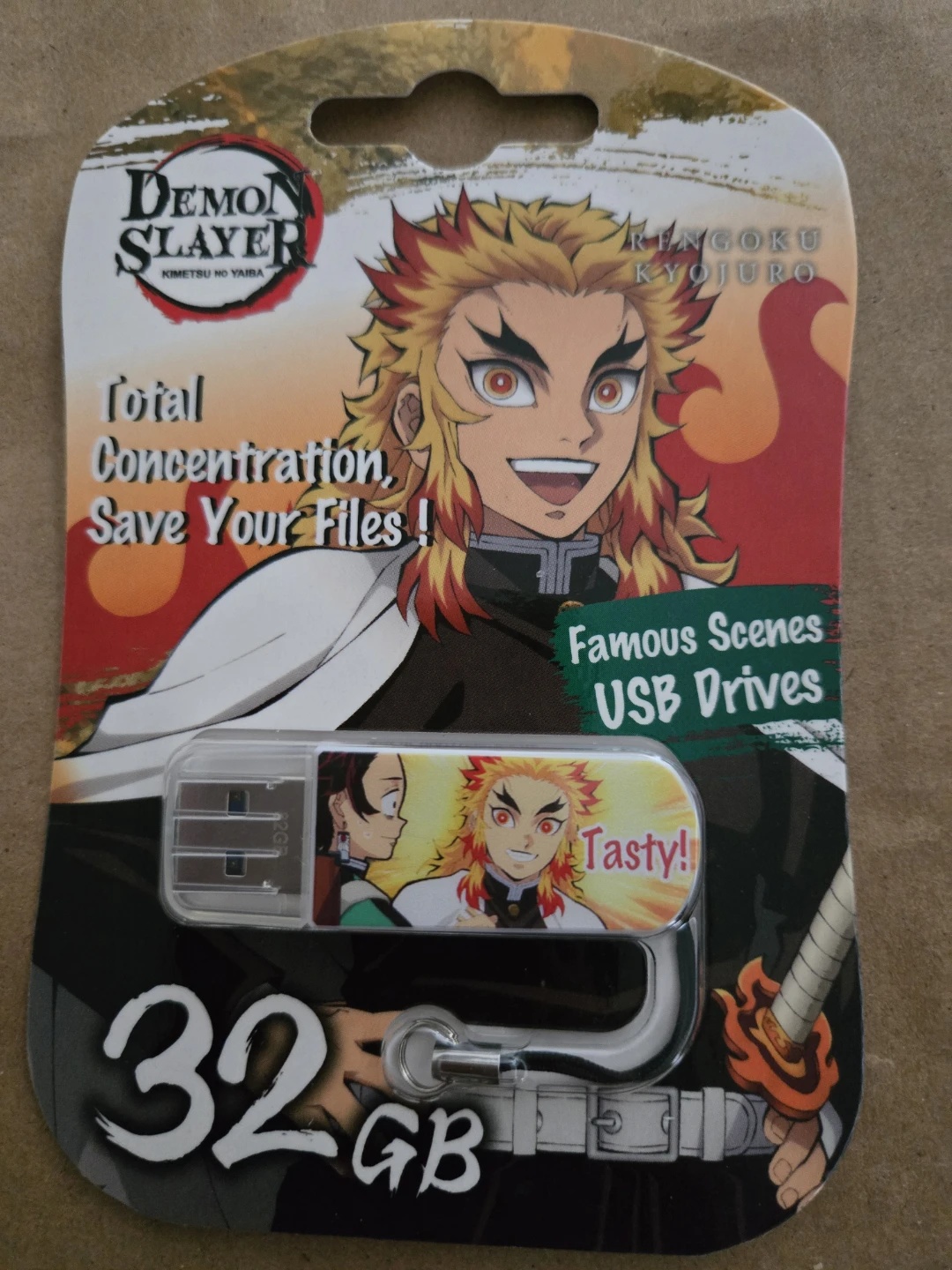Demon Slayer 32GB USB Drive - Kyojuro Rengoku