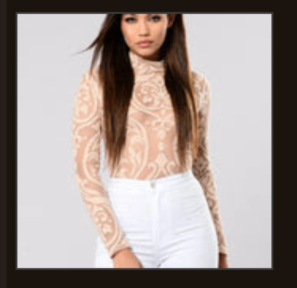 Nude Sheer Bodysuit - photo 2