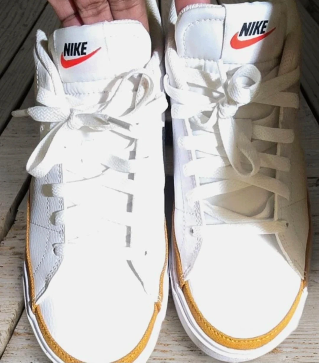Nike White & Black Low Top Sneakers - photo 2