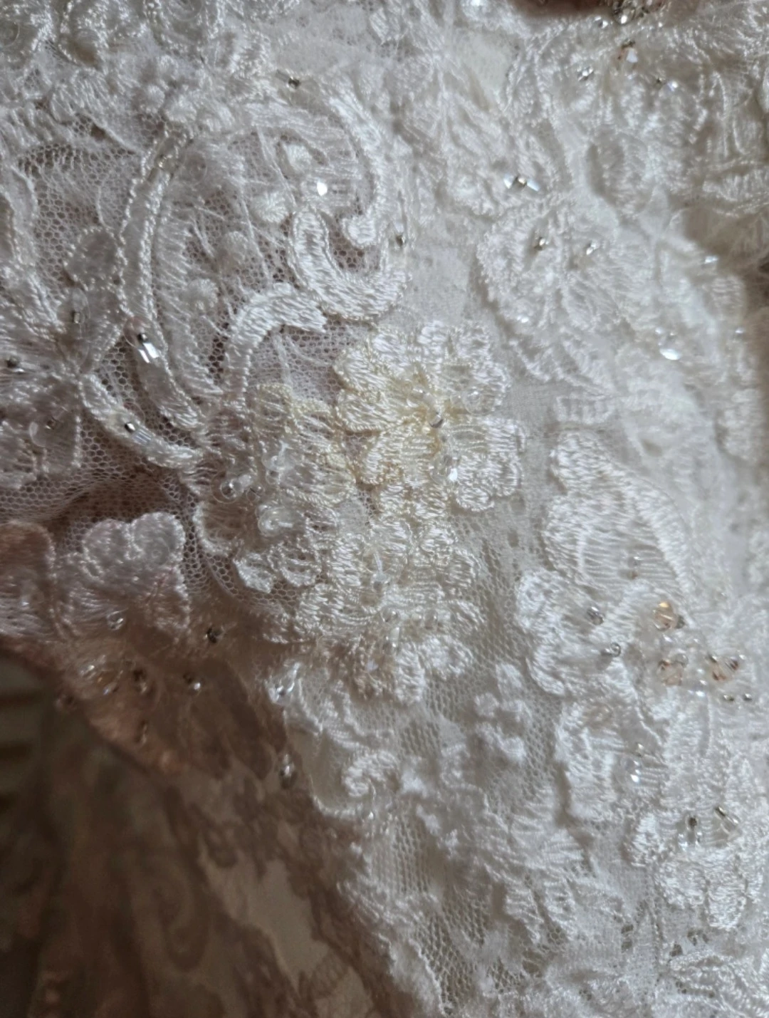 Strapless Lace Wedding Dress - photo 5