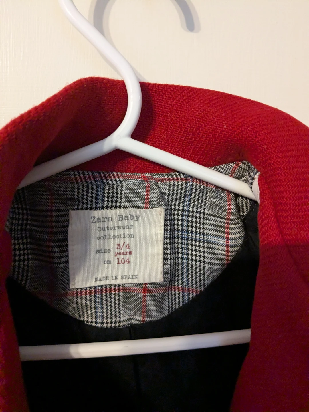 Zara Baby Red Outerwear Jacket - photo 3