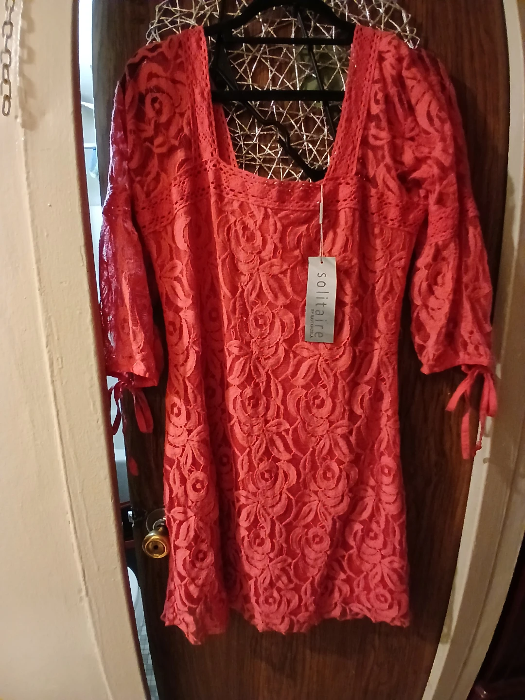 Fancy  women's dress with alce under