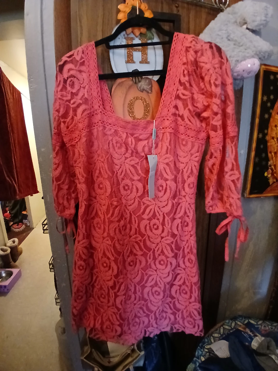 Fancy  women's dress with alce under - photo 2