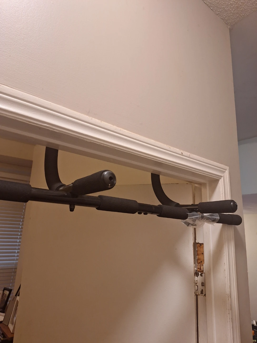 Pair of 8lb Dumbbells with pull up bar