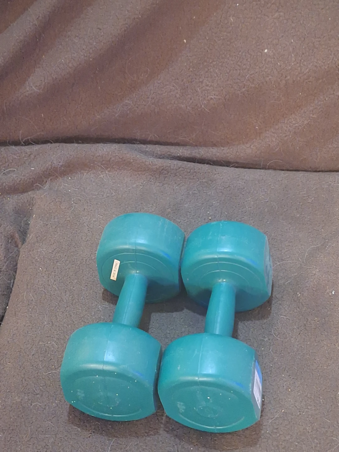 Pair of 8lb Dumbbells with pull up bar - photo 3