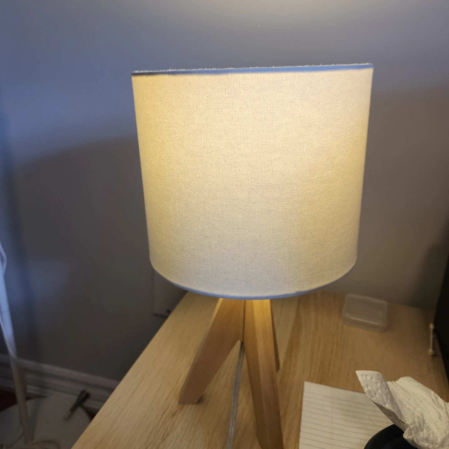 Table Lamp with Fabric Shade