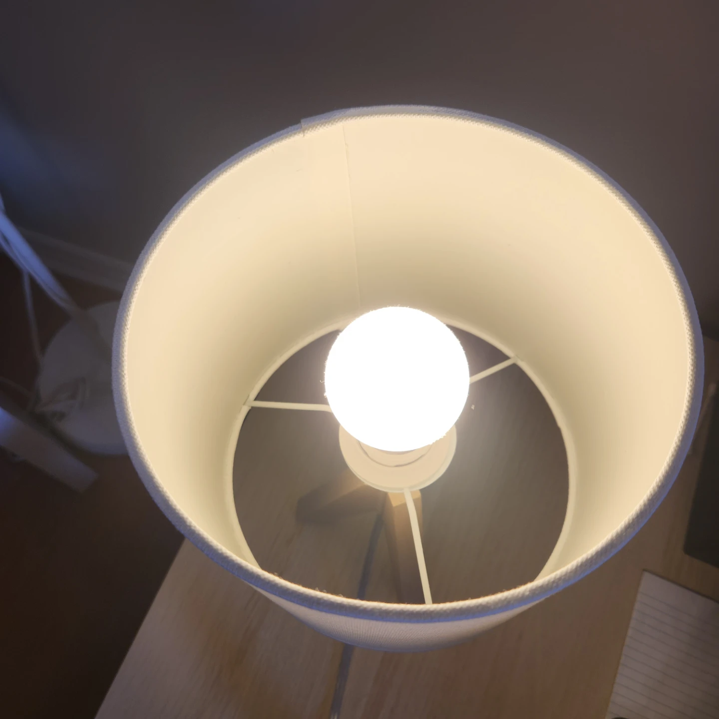 Table Lamp with Fabric Shade - photo 2